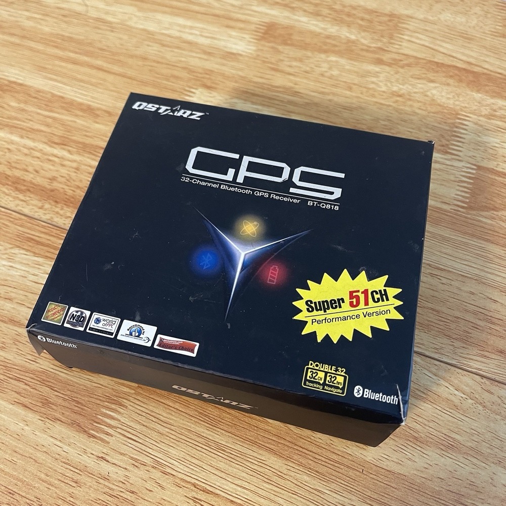 Qstarz BT-Q818XT Bluetooth A-GPS Receiver 10Hz MTK II 66 Channel
